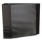 Universal 11 in. x 8.5 in. 5 in. Capacity 3 Rings Slant-Ring View Binder - Black